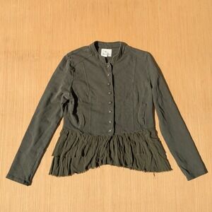 Others Follow Jacket Y2K Green‎ Military  Fairy Lightweight Women's Large